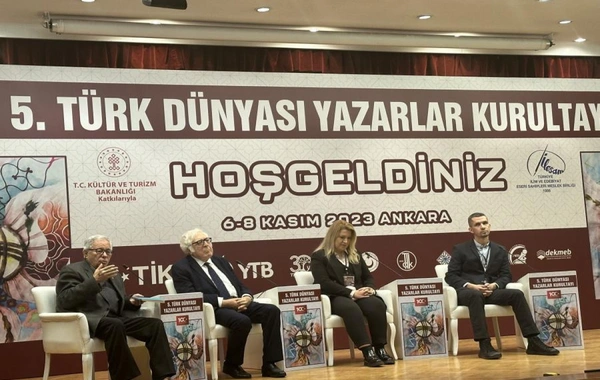 Türk dünyası yazarlar qurultayının açılış mərasimi keçirilib - FOTO